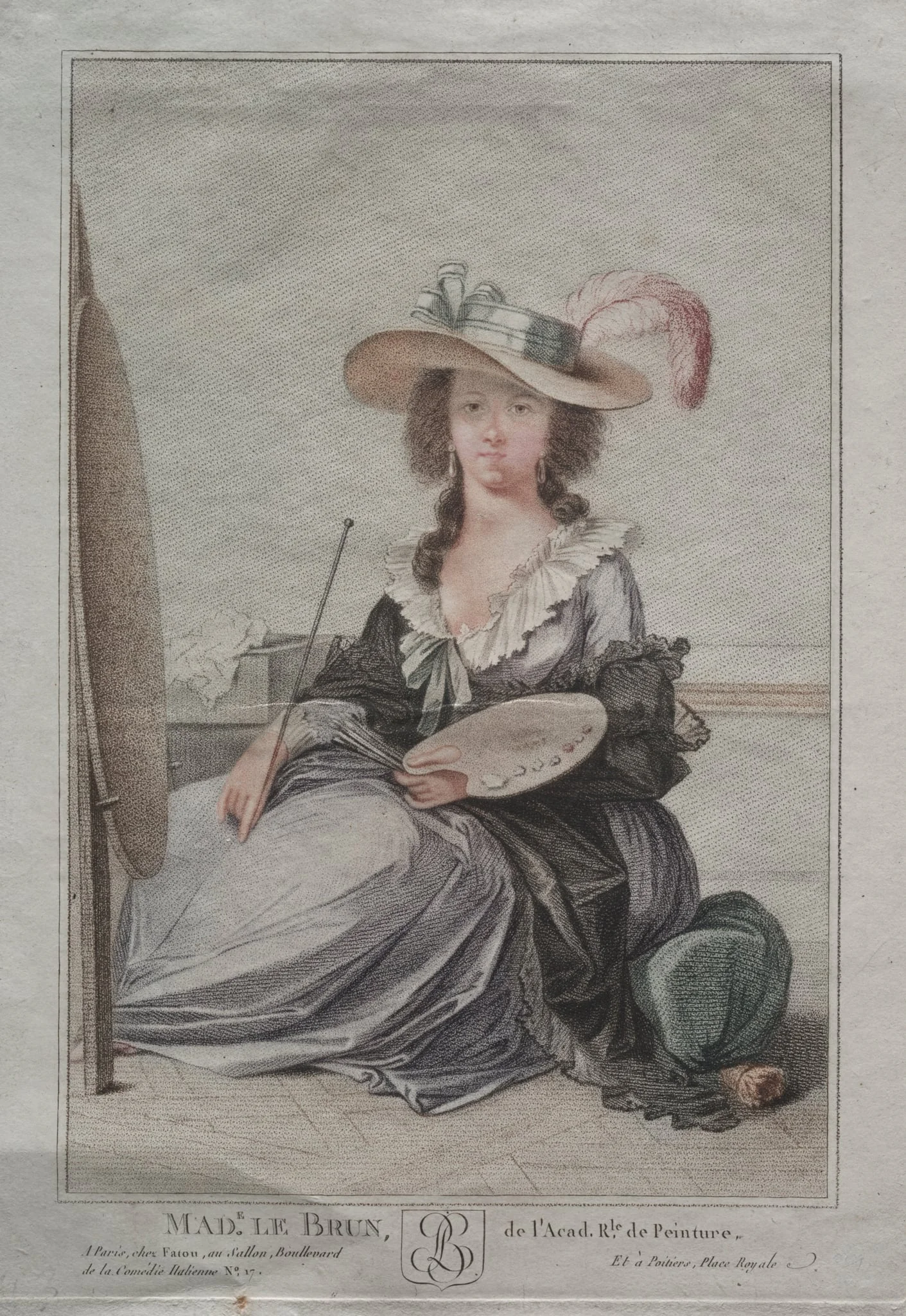 Mme Vigée Lebrun, detail