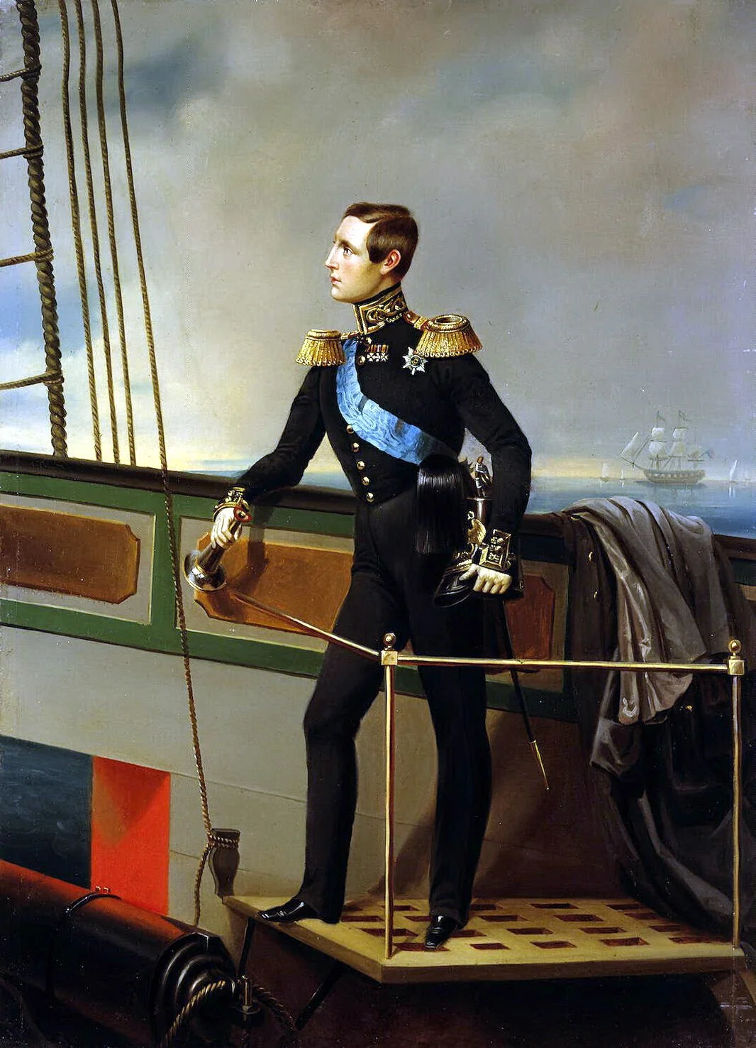 Portrait of Grand Duke Konstantin Nikolayevich, detail
