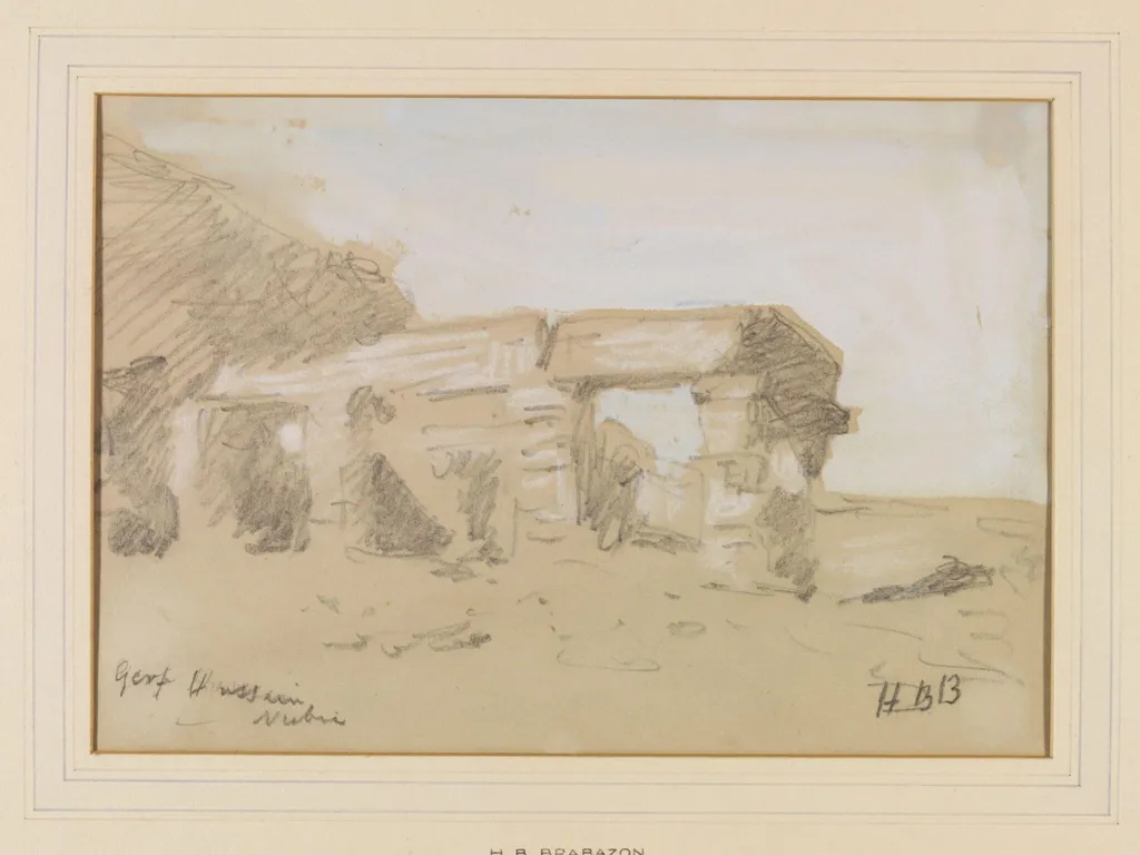 Gerf Hussain, by Hercules Brabazon Brabazon, watercolor, 1873