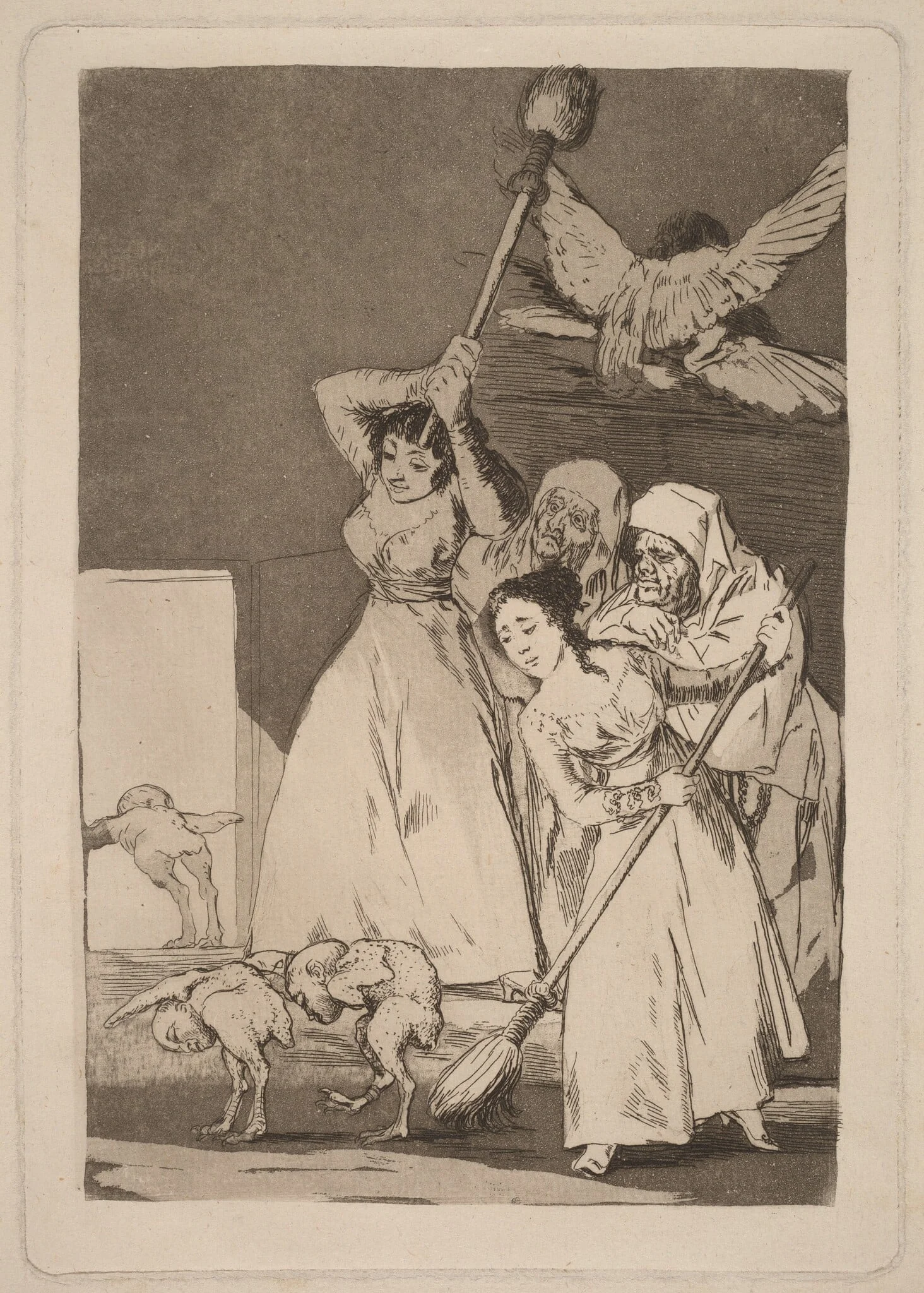 Ya van desplumados (There They Go Plucked), detail