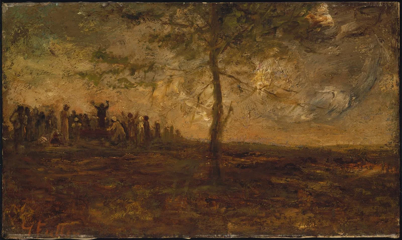 Negro Funeral, Alabama, detail