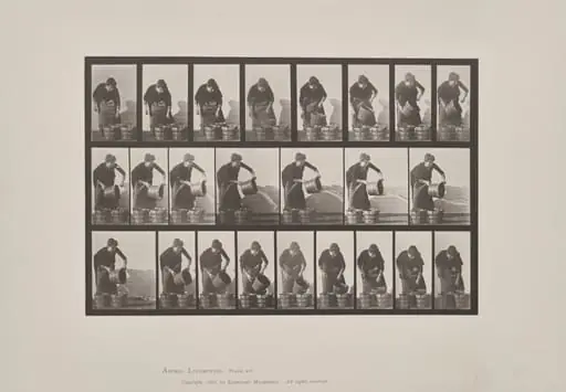 Emptying a Bucket of Water, by Eadweard J. Muybridge