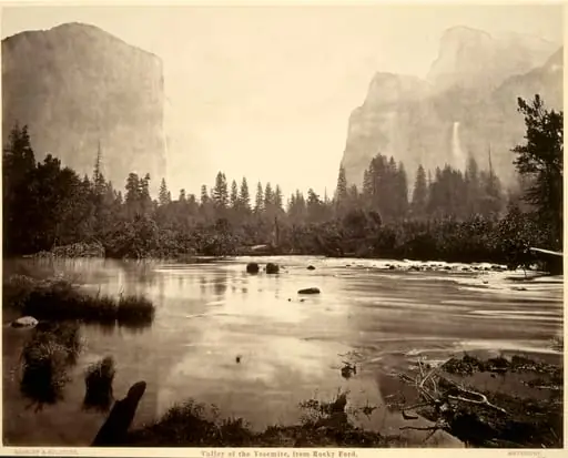 Valley of the Yosemite, from Rocky Ford, by Eadweard J. Muybridge
