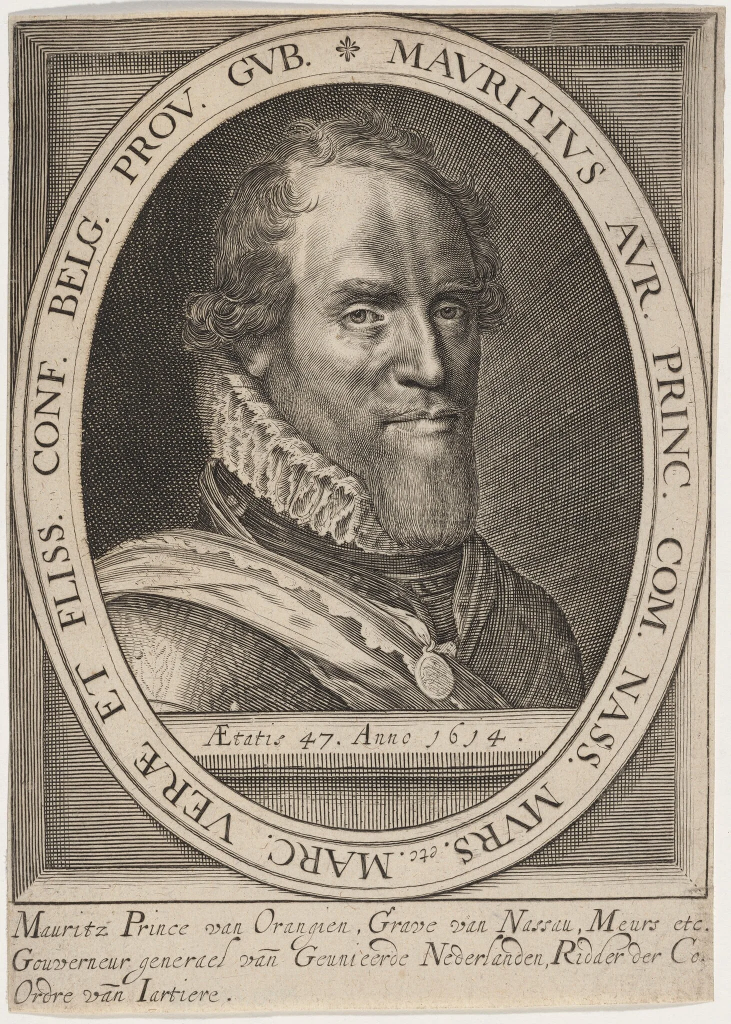 Maurice, Prince of Orange, detail