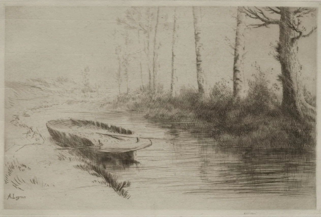 Le Canal: Effet du matin, detail