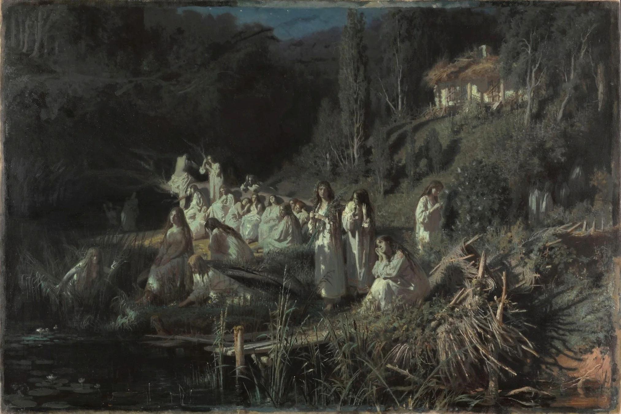 The Mermaids, detail
