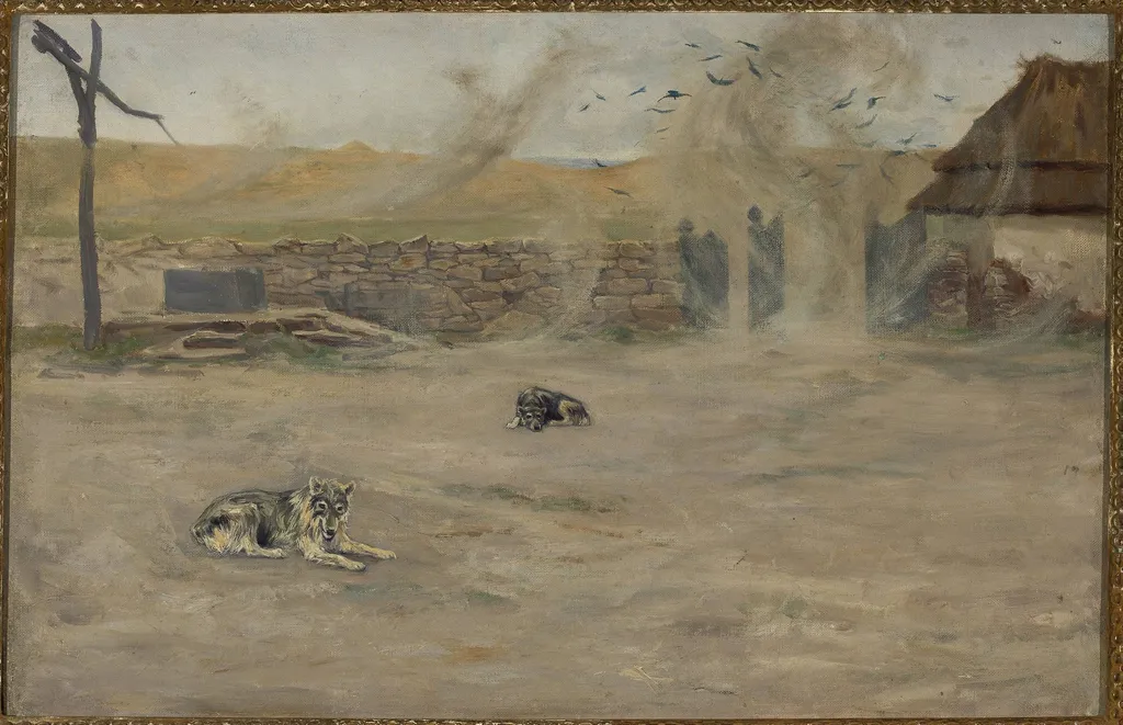 Spleen, by Henryk Weyssenhoff, oil, 1896