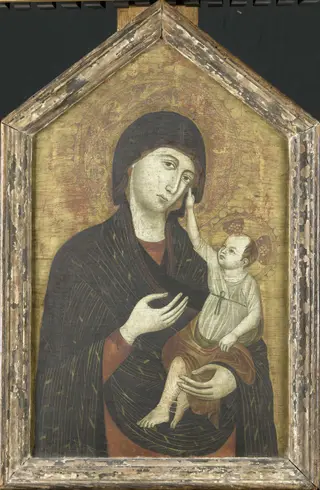 Maria met kind, by Duccio di Buoninsegna, unspecified, 1305
