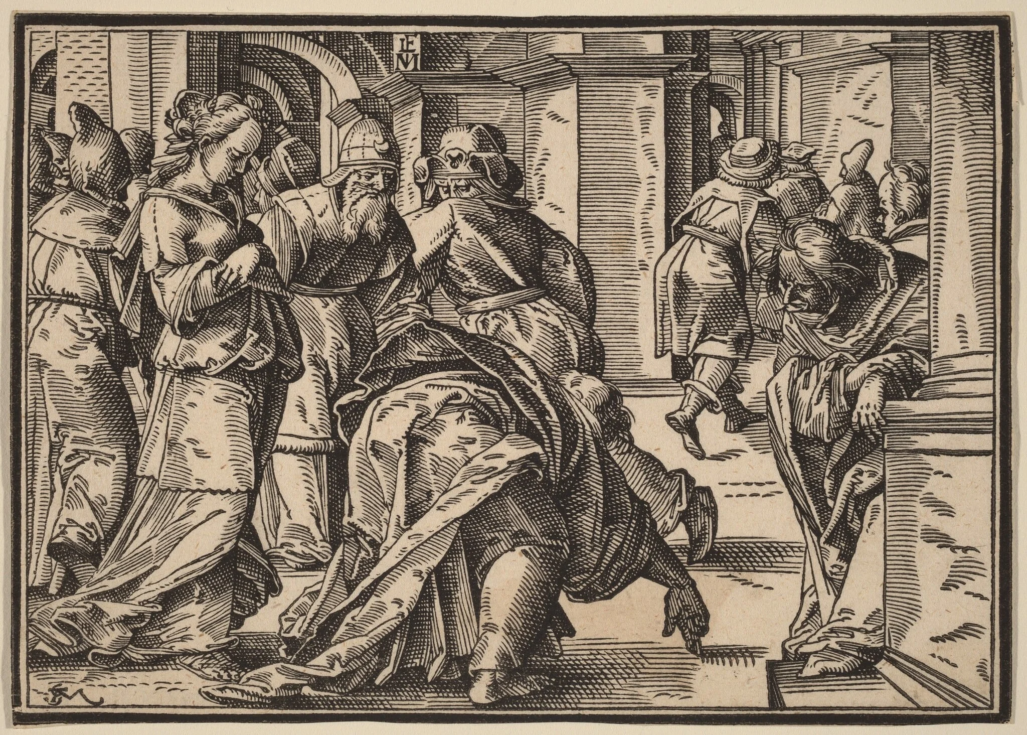 Christ Tells His Disciples of the Last Judgment, detail