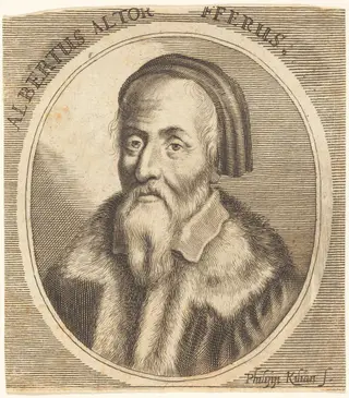 Albrecht Altdorfer, by Philipp Andreas Kilian, ink, 1736