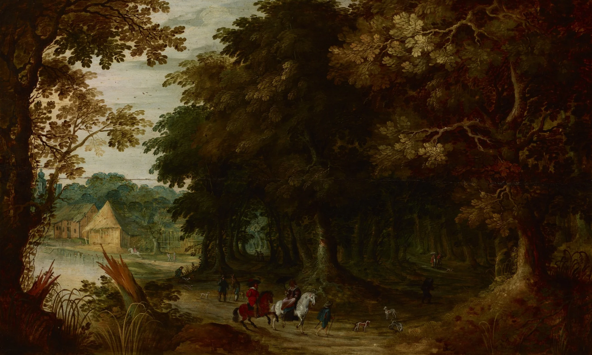 Landscape – Walk through a Forest, detail
