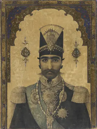 Early Portrait of Nasr al-Din Shah (reigned 1848-1896)