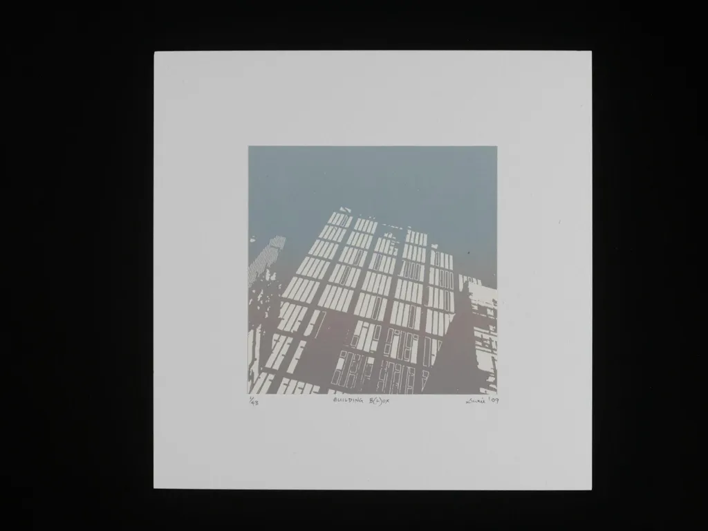 Building B(l)ox, by East London Printmakers, 2009