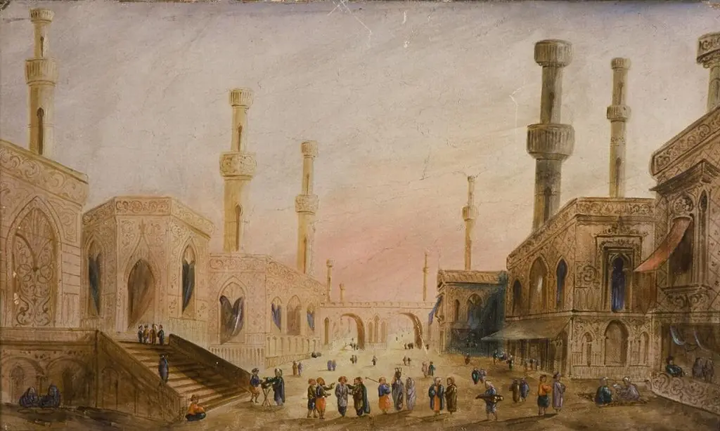 eastern square or palace