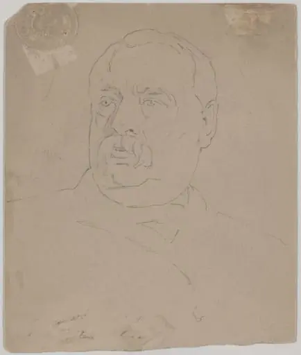Grover Cleveland [verso], by Eastman Johnson