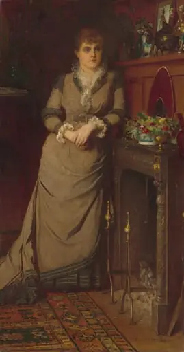 Harriet Hubbard Ayer, by Eastman Johnson