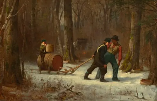 On Their Way to Camp, by Eastman Johnson