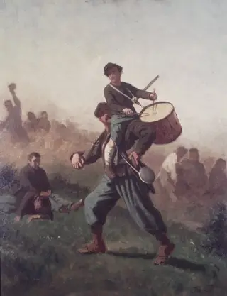 Study for 'The Wounded Drummer Boy, by Eastman Johnson, 1867