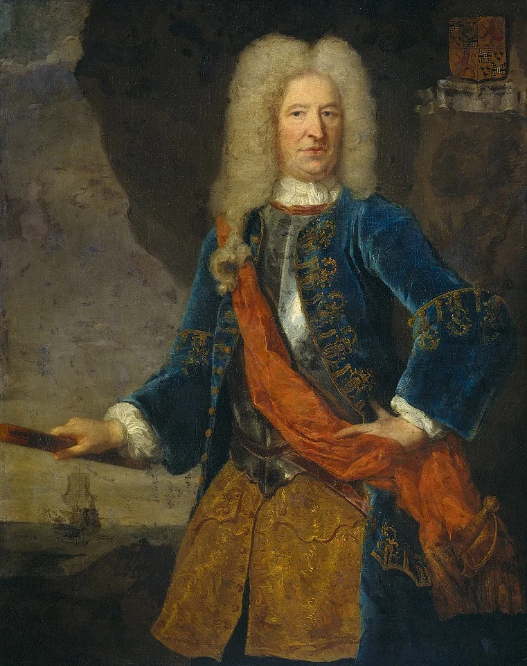 Portrait of François van Aerssen, Lord of Sommelsdijk, Vice-Admiral of Holland and West-Friesland, detail