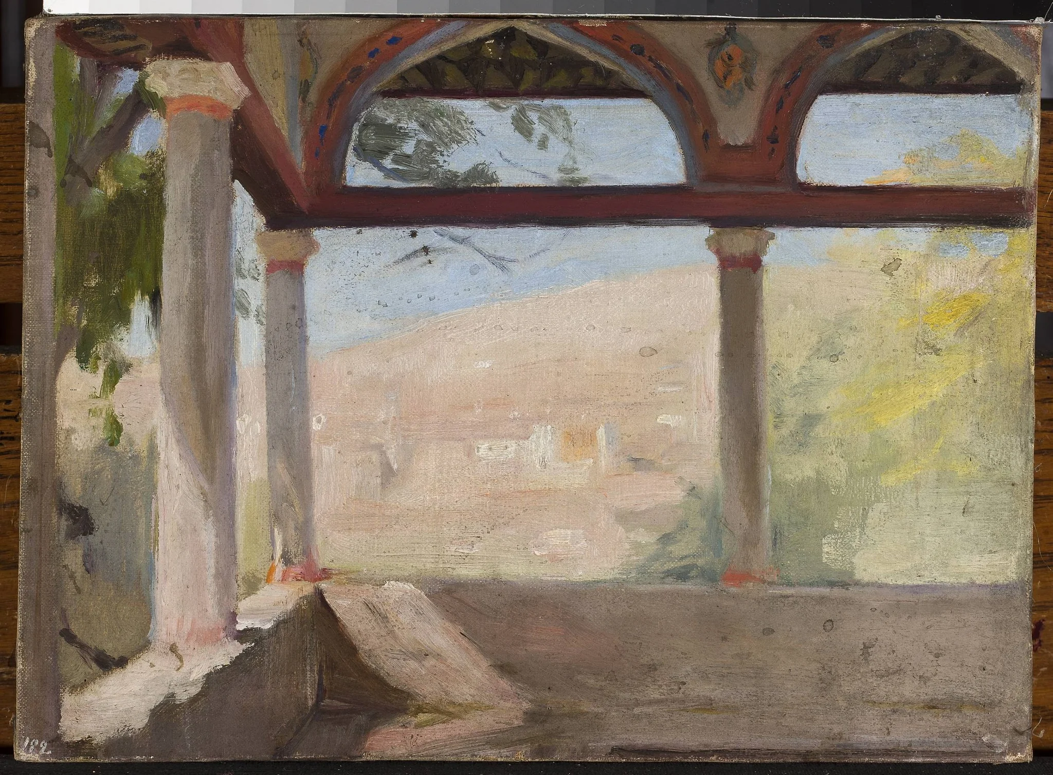 Summer house of Maria Potocka in Bakhchisaray. From the journey to Crimea, detail