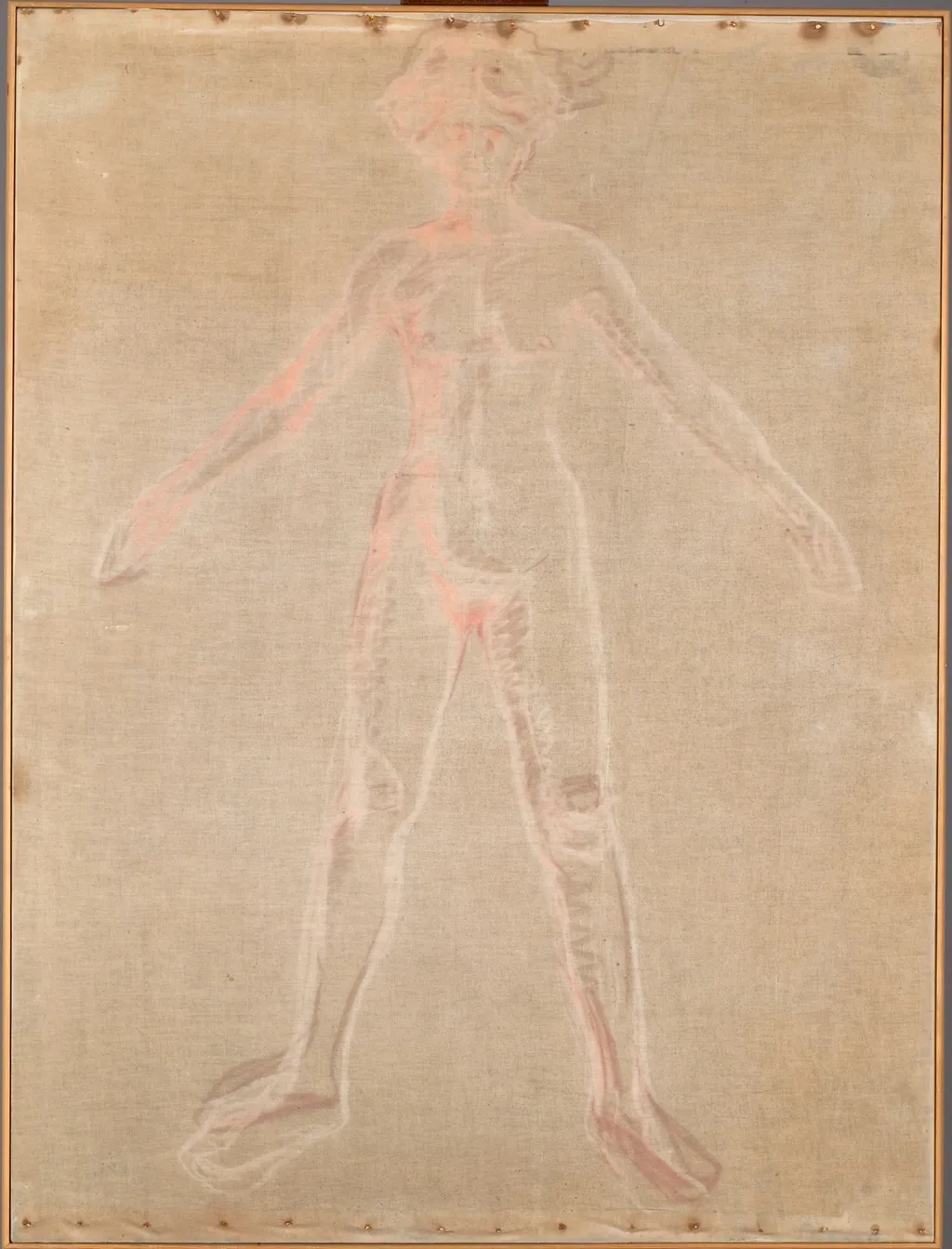 Naked Woman, by Edvard Munch, tempera, 1900