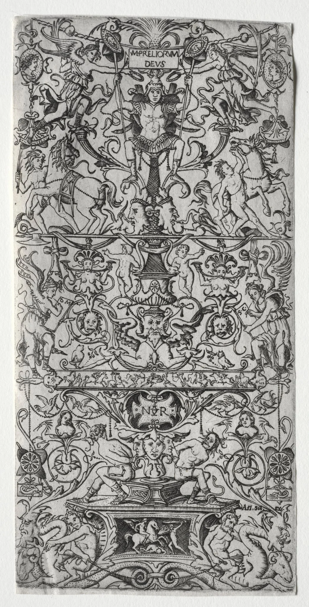 Ornament Panel: Mars, God of Battles, detail