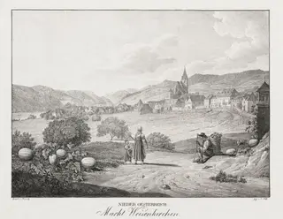 Nieder-oesterreich, Markt Weisenkirchen, by Jakob Alt, 1839