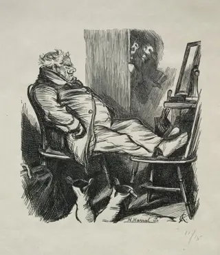 How I Lost My Whiskers, by Charles Samuel Keene, 1866