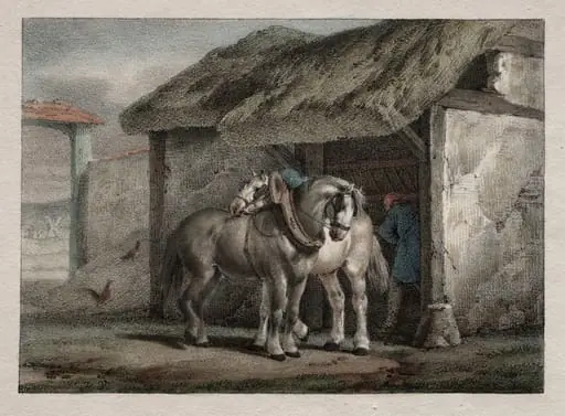 Farm Horse, by Horace Vernet, 1820