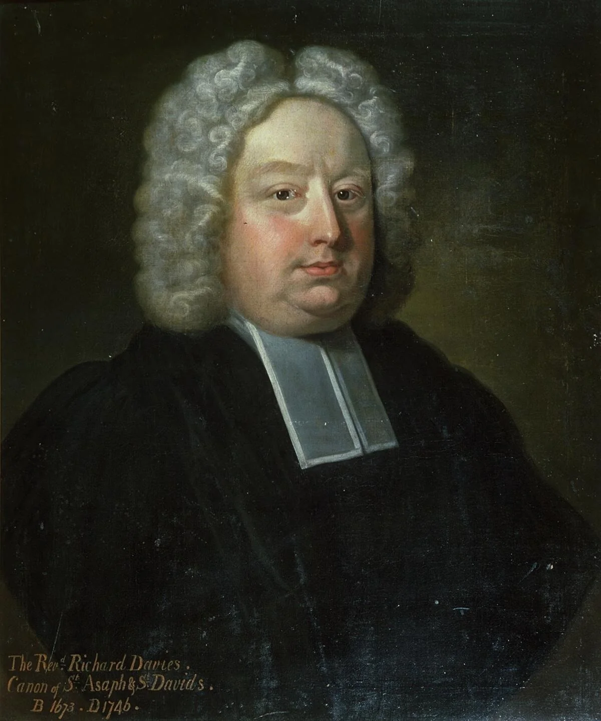 Revd. Richard Davies, Canon St. Asaph, detail