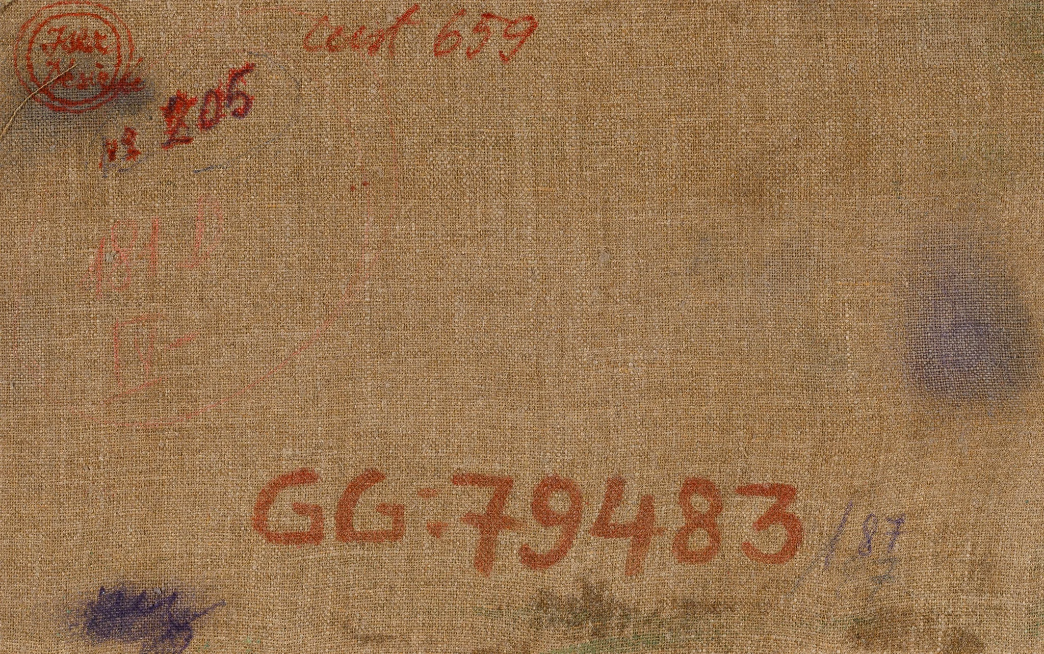 Țărănci pe câmp, detail