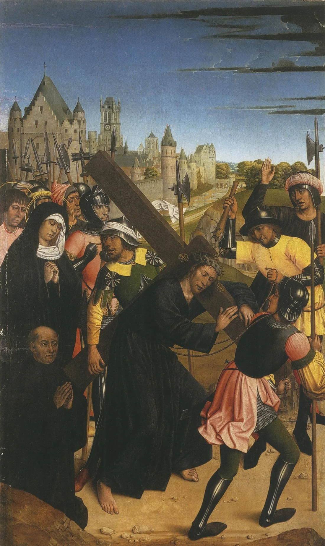 Kruisdraging, detail
