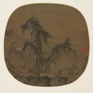 Ramblers over a Winding Stream, by Luo Zhichuan, unspecified