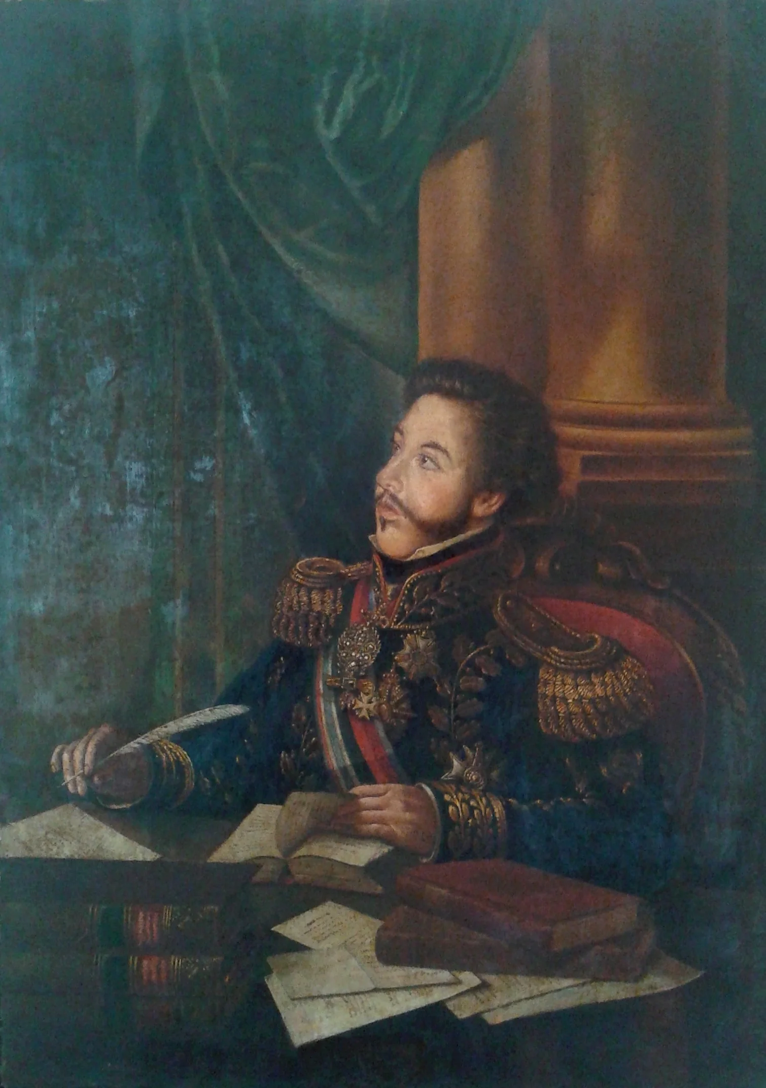 Peter I of Brazil, detail