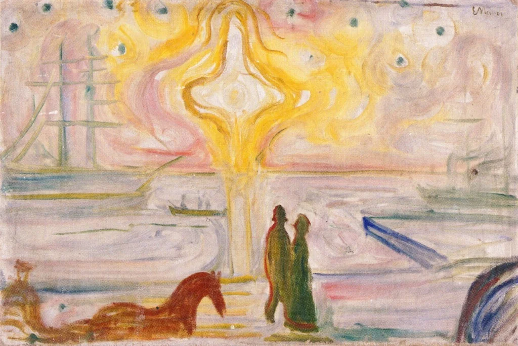 Sunrise in the Harbour, detail