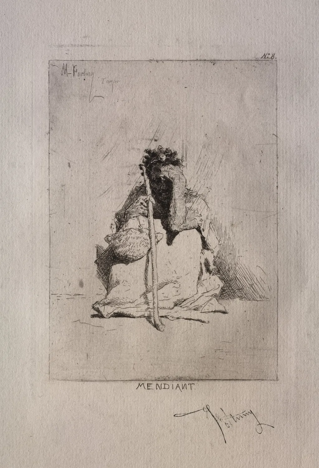 Beggar, by Mariano Fortuny Marsal, 1862