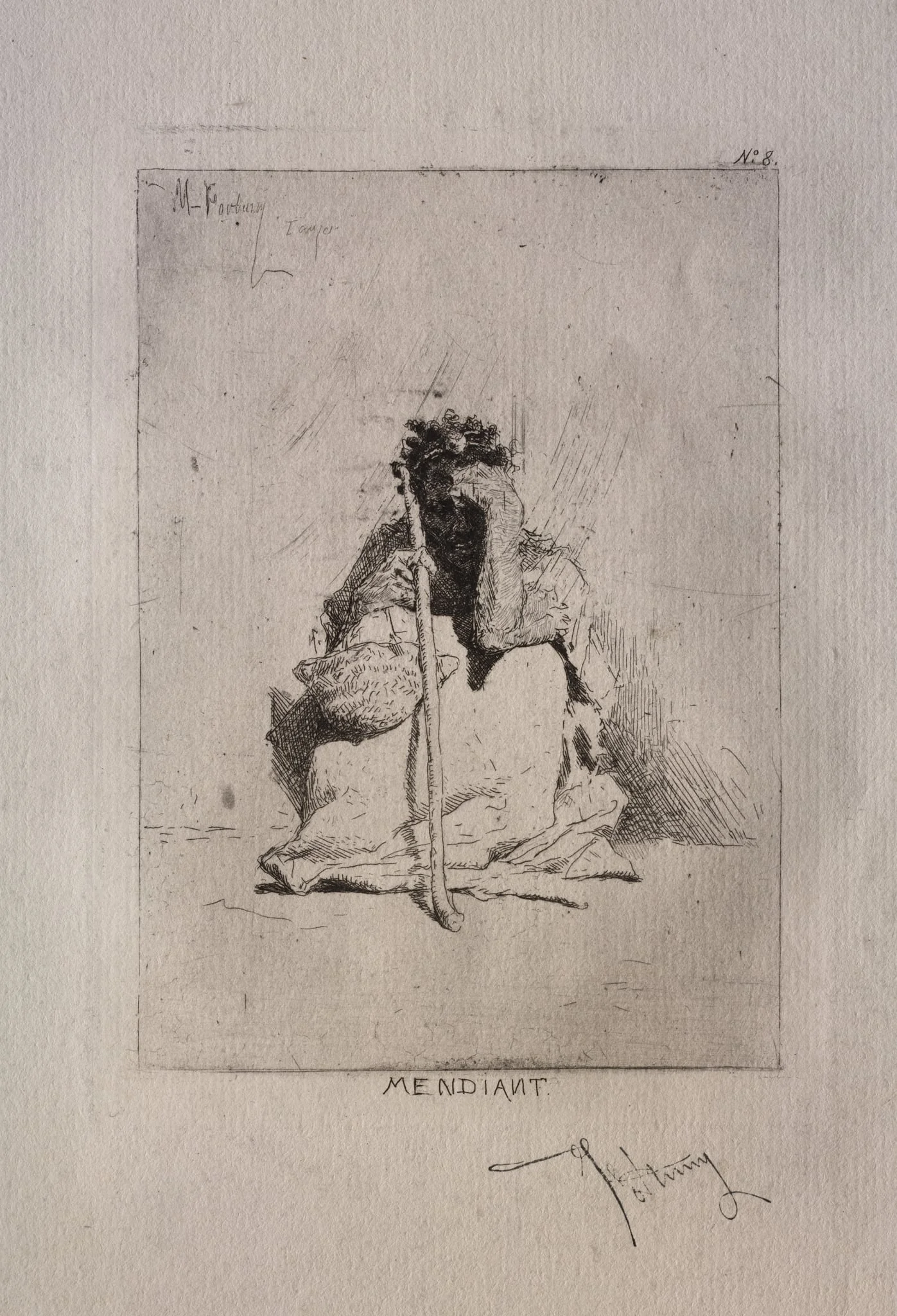 Beggar, detail