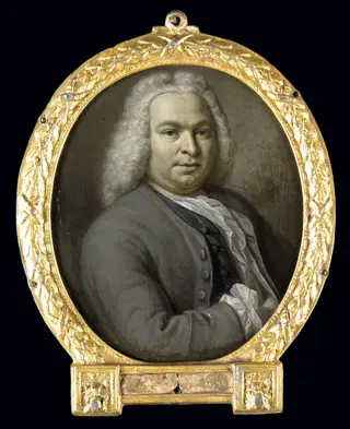 Portrait of Theodoor van Snakenburg, Jurist and Poet in Leiden, by Hieronymus van der Mij, oil, 1743