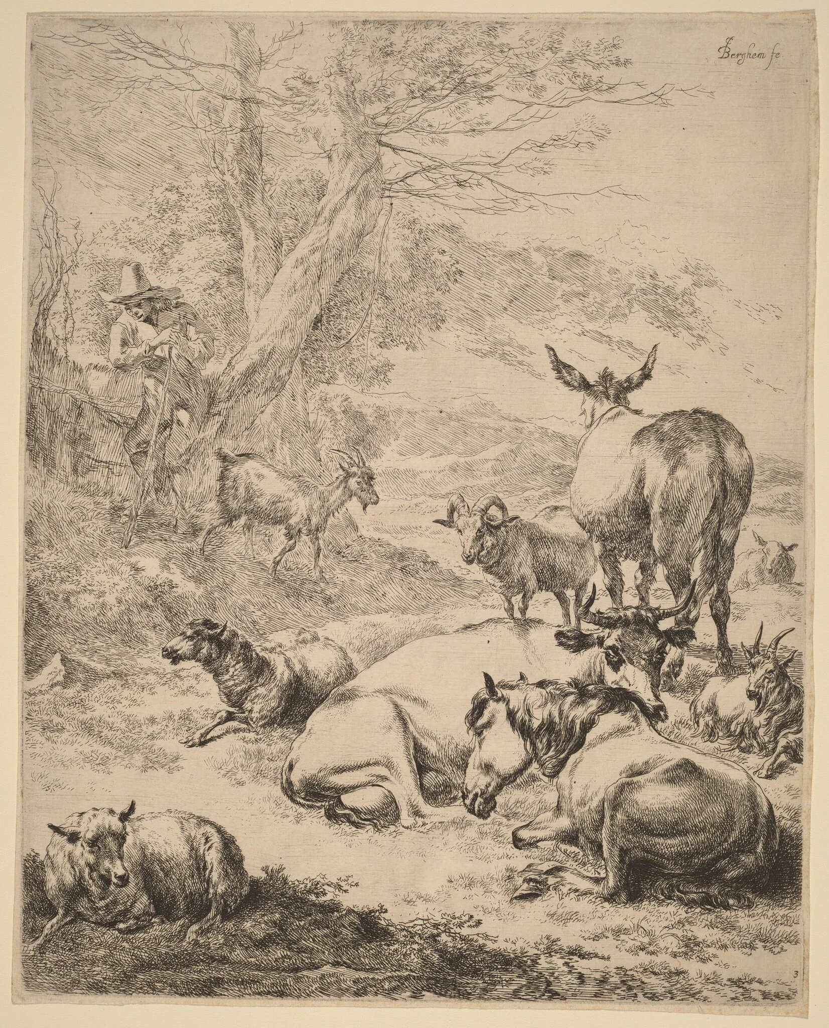Resting Herd, detail