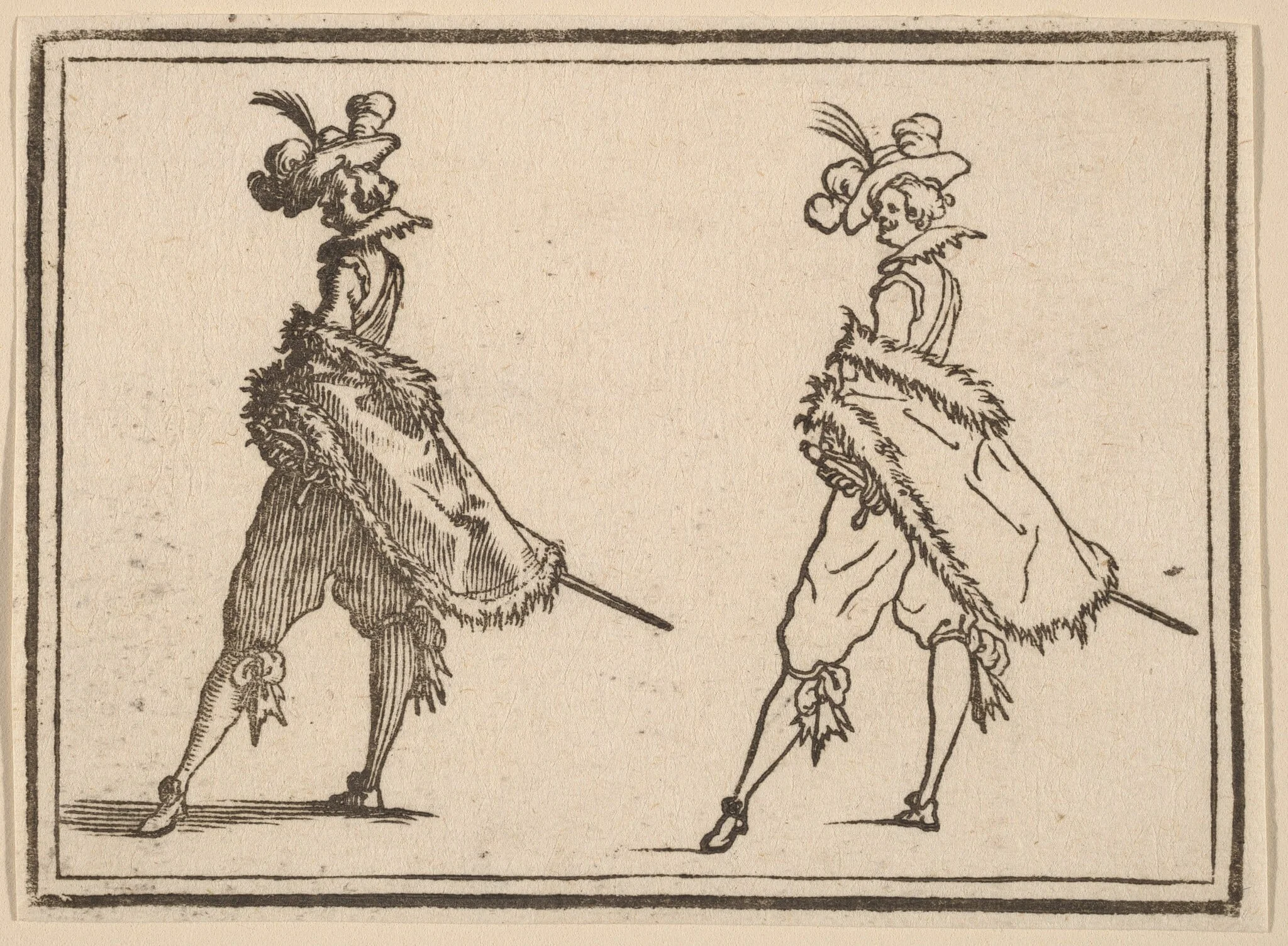 Gentleman Viewed from the Side, detail
