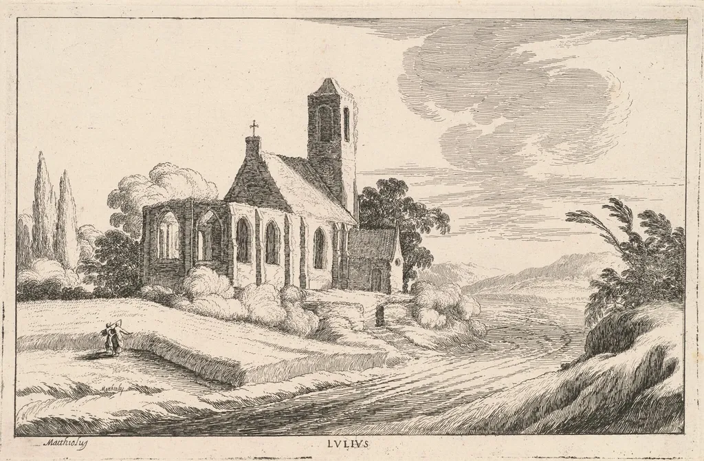 Lulius (July), by Ludovico Mattioli, ink, 1601
