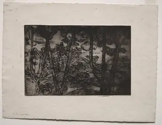 Trees at Night, by Armand Séguin, 1894