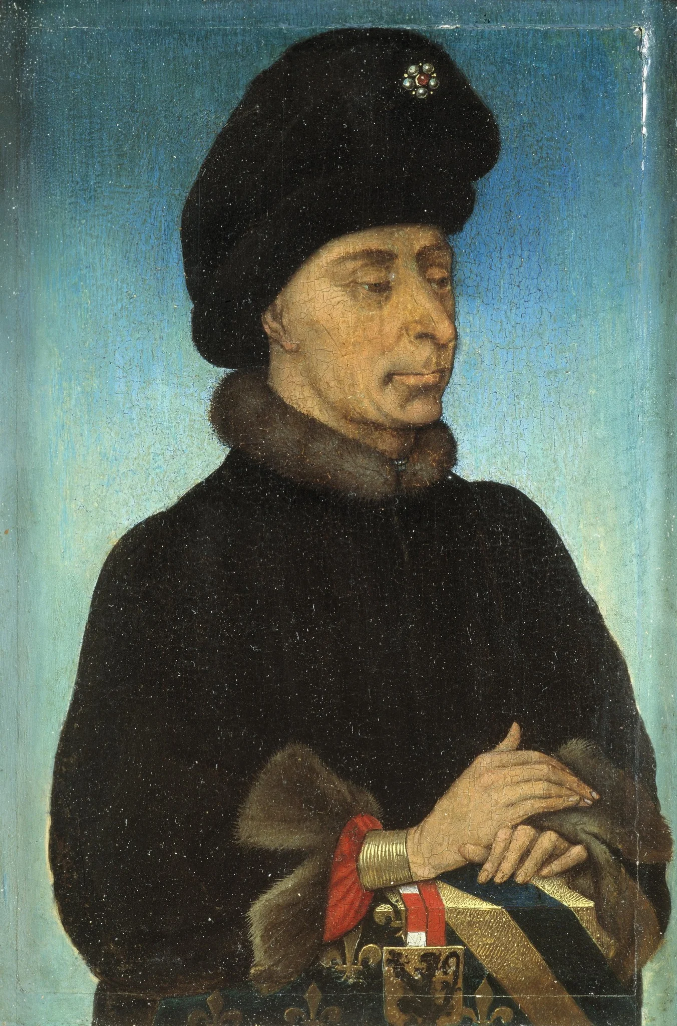 John the Fearless, Duke of Burgundy, detail