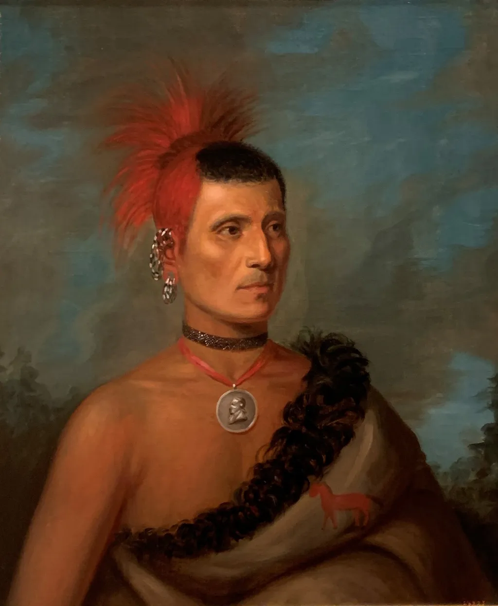 Pes-Ke-Le-Cha-Co, by Henry Inman, oil, 1832