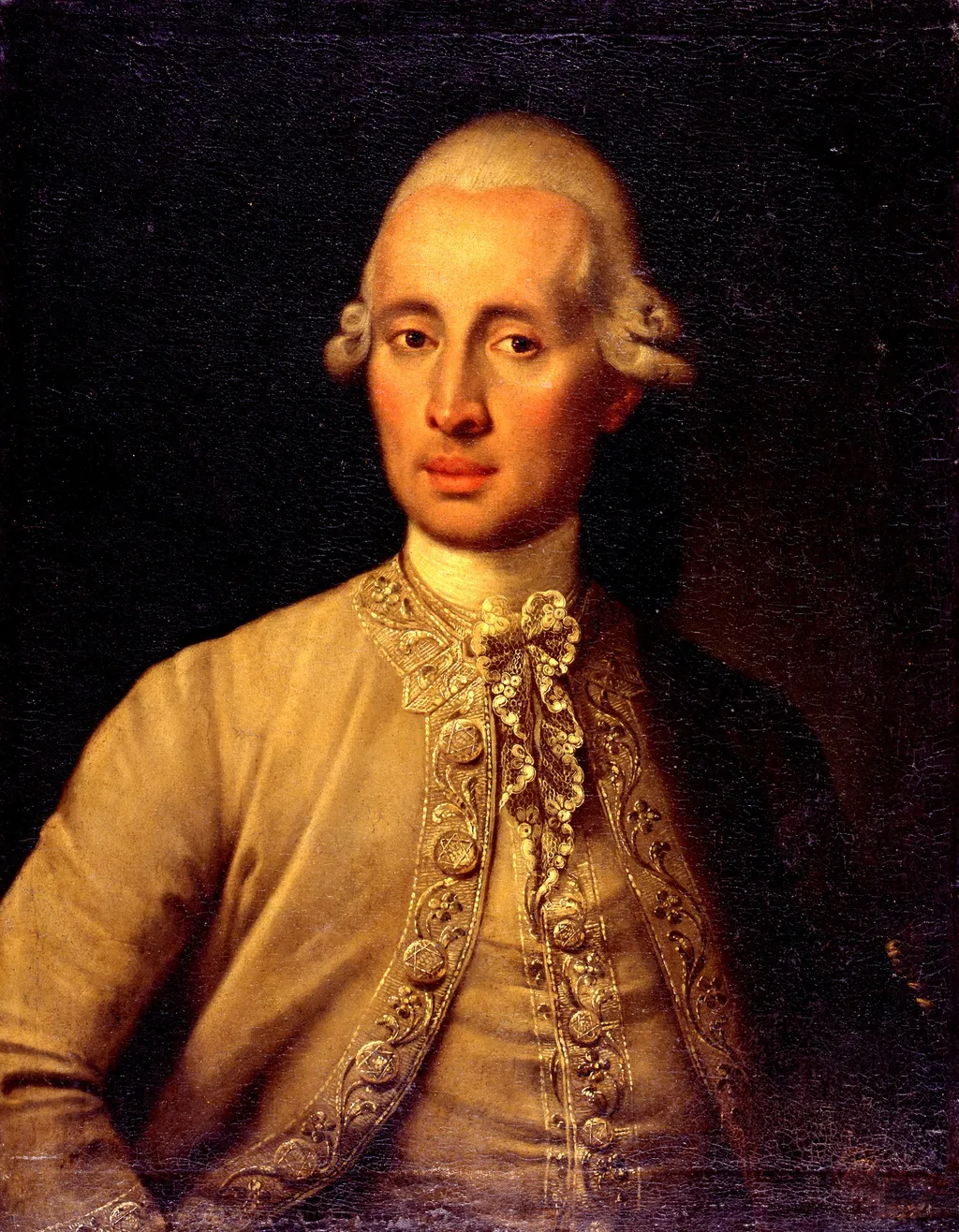 Giovanni Domenico Tiepolo (1727-1804), by Franz Joseph Degle, oil, 1773