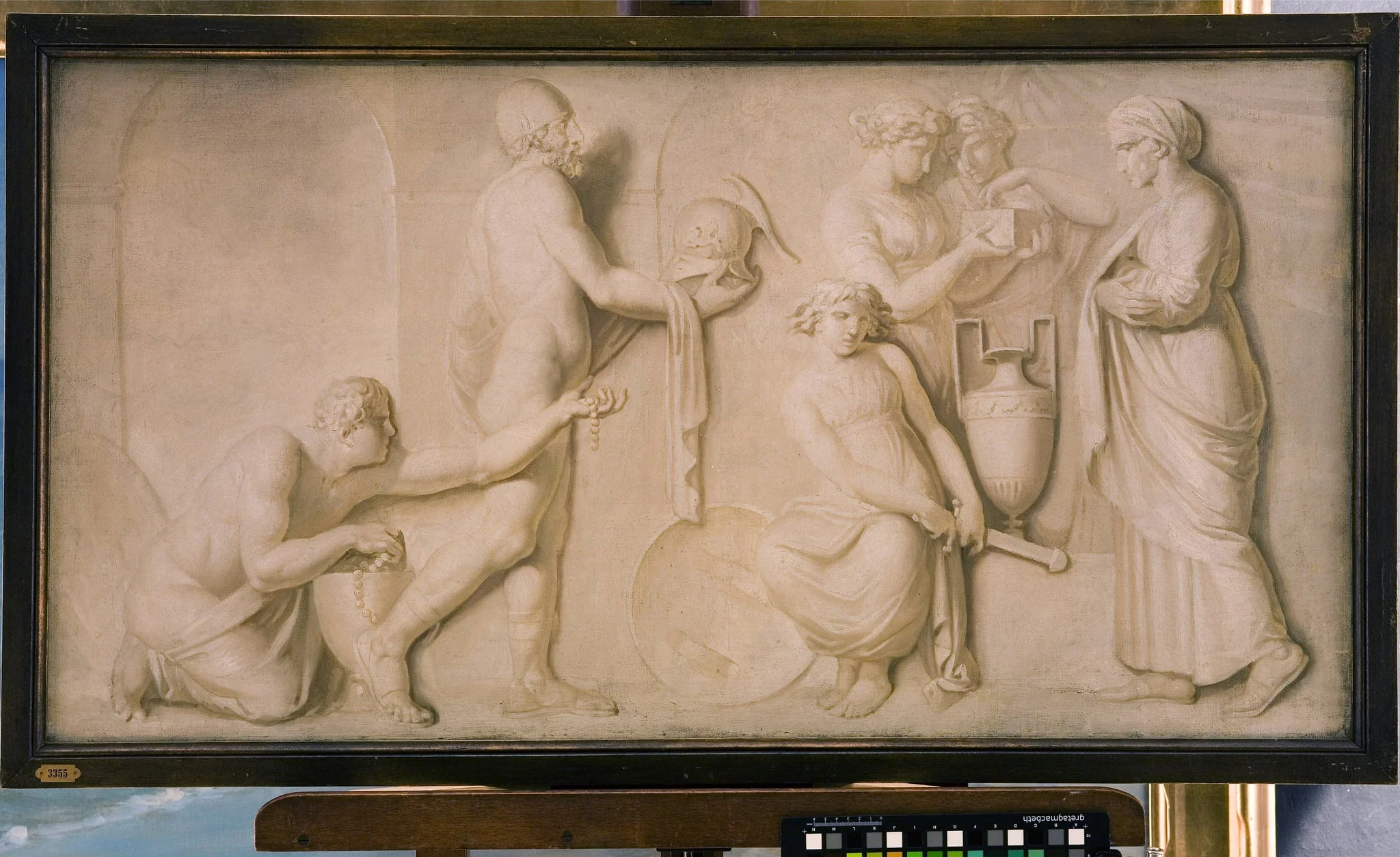 Achilles and the Daughters of Lycomedes, detail