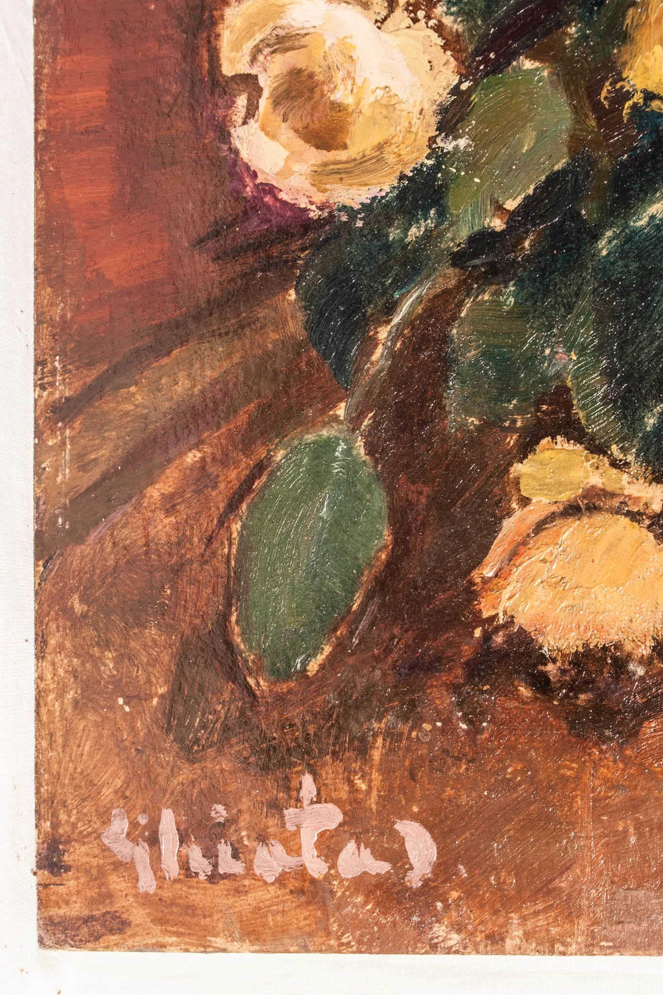 Trandafiri galbeni, detail