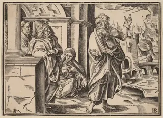Christ Tells His Disciples of the Last Judgment, by Christoph Murer, ink, 1630