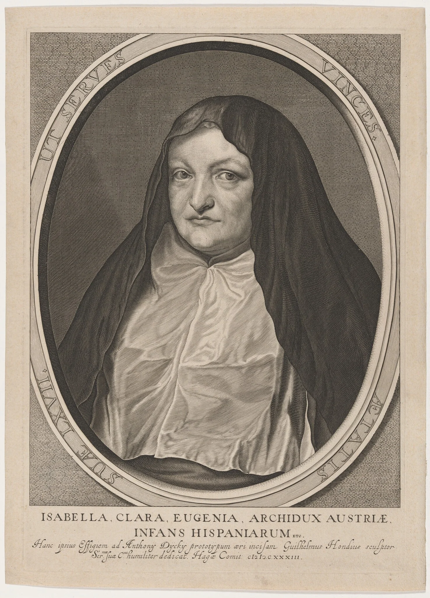 Isabella Clara Eugenia as a Nun, detail