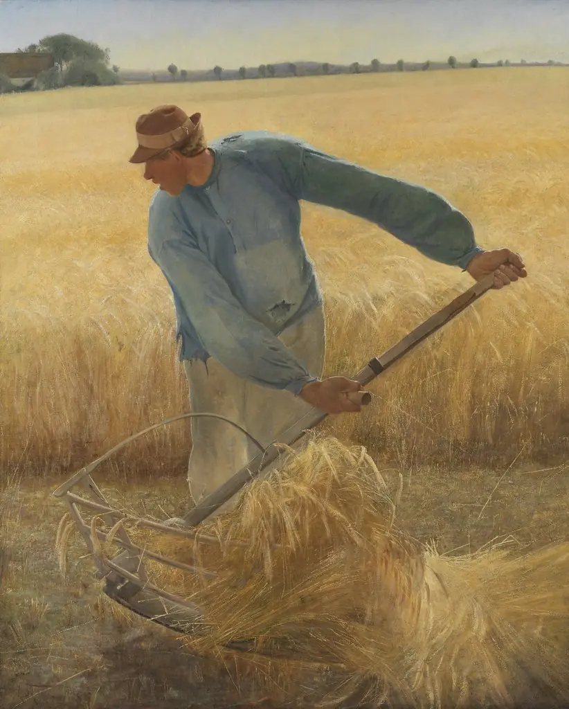 Harvest, by Laurits Andersen Ring, oil, 1893